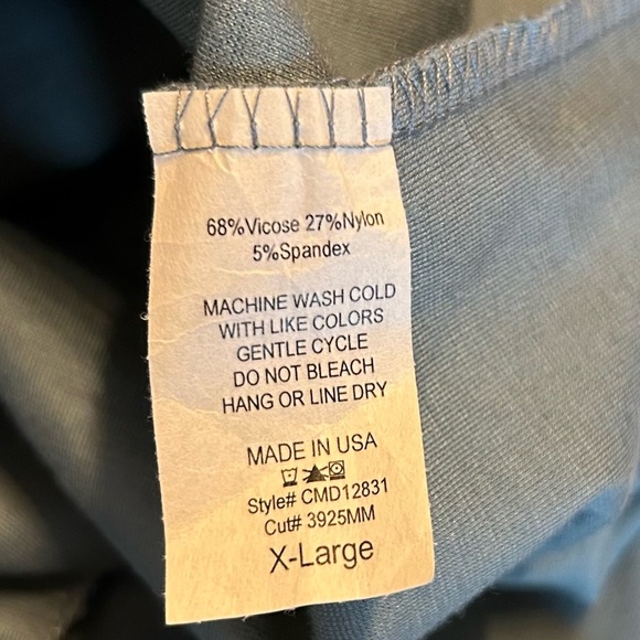 La Clef Sleeveless Fitted Career Maternity Dress Women’s SZ XL Blue Baby Bump - Picture 8 of 8